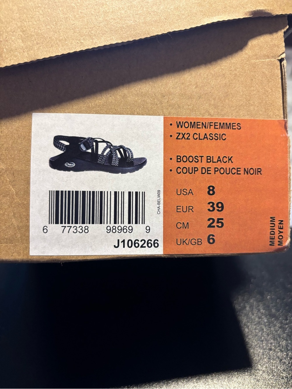 Chaco ZX2 Classic Women's Sandal in Boost Black